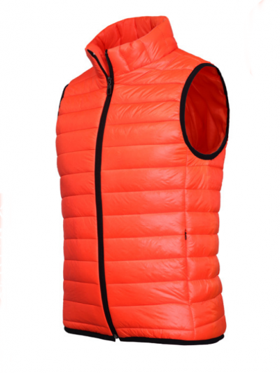 VM001 multicolor down vest is designed and made. The down vest factory is polished and silky for 29 days, and the price of 100% polyester down jacket is warm in winter and winter detail view-3